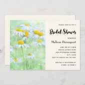 フィールドかわいらしデイジーのブライダル 招待状 (正面/裏面)