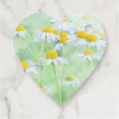 フィールドかわいらしデイジーの写真ありがとう フェイバータグ (裏面)