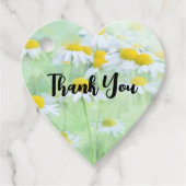 フィールドかわいらしデイジーの写真ありがとう フェイバータグ (正面)