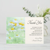 フィールドかわいらしデイジー サンキューカード (スタンド正面)