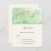 フィールドかわいらしデイジー 出欠カード (正面/裏面)