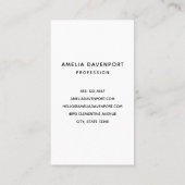 フィールドかわいらしデイジー 名刺 (裏面)