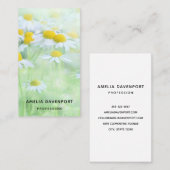 フィールドかわいらしデイジー 名刺 (正面/裏面)