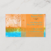 フィールドでは、カラフル名刺テンプレート 名刺 (裏面)