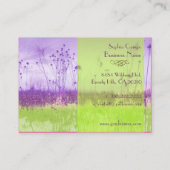 フィールドでは、カラフル名刺テンプレート 名刺 (裏面)