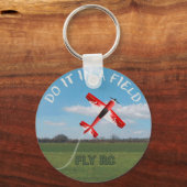 フィールドで行う、飛ぶRC キーホルダー (正面)