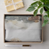 フィールドで話すデコップカウアンドリル女の子 薄葉紙 (ギフト)