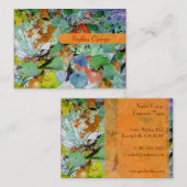 フィールドで、カラフル名刺テンプレート 名刺 (正面/裏面)