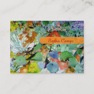 フィールドで、カラフル名刺テンプレート 名刺