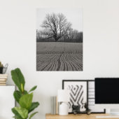 フィールドとツリー ポスター (ホームオフィス)