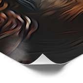 フィールドに横たわるダックシュントの高角度ポートレート ポスター (コーナー)