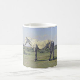 フィールドに灰色の馬(Rosa Bonheur) コーヒーマグカップ