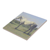 フィールドに灰色の馬(Rosa Bonheur) タイル (側面)