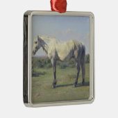 フィールドに灰色の馬(Rosa Bonheur) メタルオーナメント (右)
