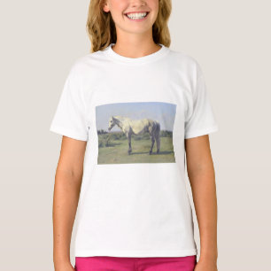 フィールドに灰色の馬(Rosa Bonheur) Tシャツ