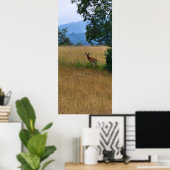 フィールドに立つバック ポスター (ホームオフィス)