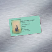 フィールドに立つベイホース マグネット名刺 (インサイチュ)