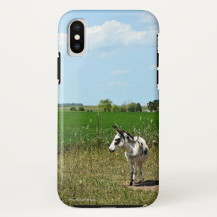 フィールドのロバ iPhone X ケース