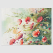 フィールドの切り離し内のポピー 薄葉紙 (正面)