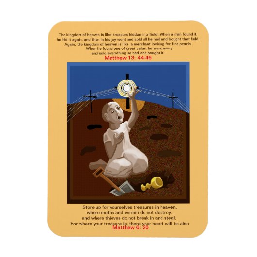 フィールドの宝物 マグネット (縦)