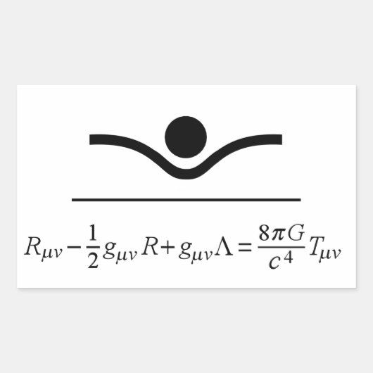 フィールドの数式 長方形シール (正面)