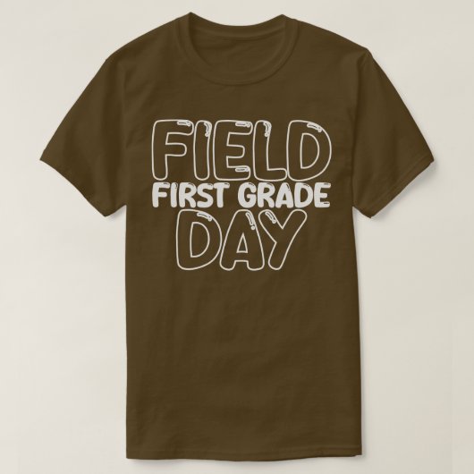 フィールドの最初の等級の日 Tシャツ (デザイン正面)