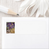 「フィールドの虹彩」(Irises In A Field)差出人住所ラベル ラベル (インサイチュ)