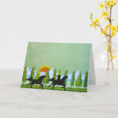 フィールドを通じて カード (黄色い花)