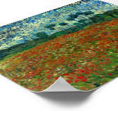 フィールドウィズポピーbyヴァンゴッホファインアート ポスター (角)