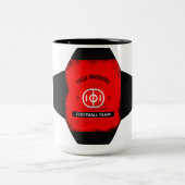 フィールドウォリアーズのレガシーサッカーチーム ツートーンマグカップ (中央)