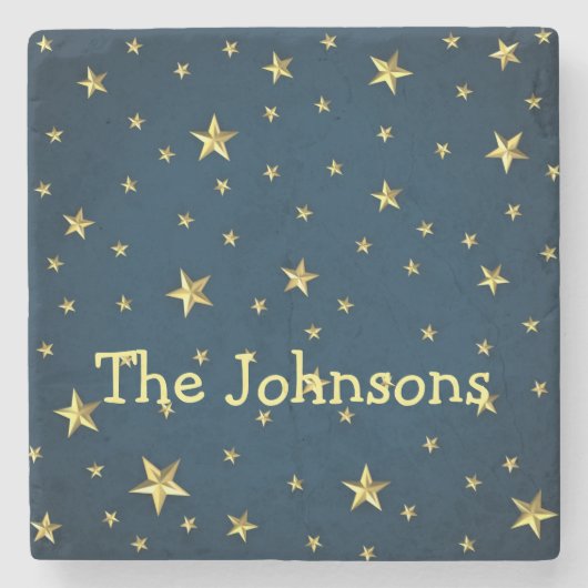 フィールドオブスターズ深いミッドナイトブルースカイ ストーンコースター (正面)