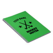 フィールドカスタムホッケーコーチ用スパイラルプランナー ノートブック (右側)