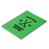 フィールドカスタムホッケーコーチ用スパイラルプランナー ノートブック (左側)