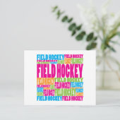 フィールドカラフルホッケー ポストカード (スタンド正面)