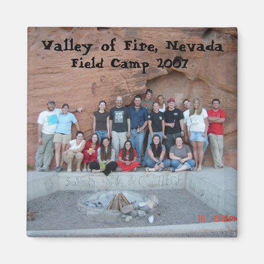 フィールドキャンプ2007 マグネット (正面)