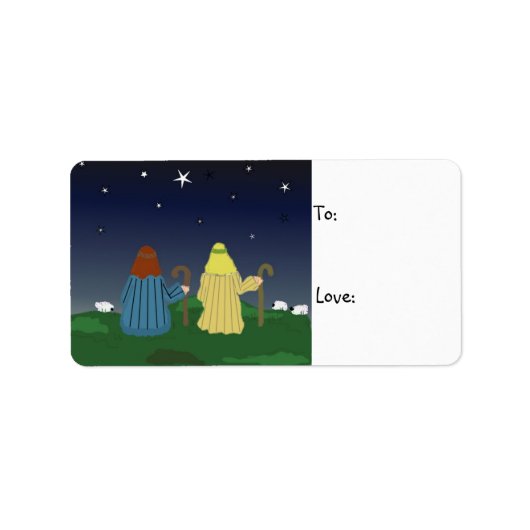 フィールドギフトの羊飼いラベル ラベル (正面)