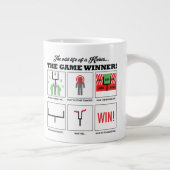 フィールドゴールキッカーマググ ジャンボコーヒーマグカップ (右)