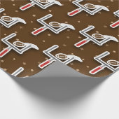 フィールドゴールフットボール ラッピングペーパー (角)