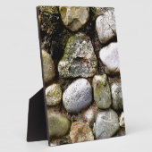 フィールドストーン、岩、動揺して石 フォトプラーク (側面)