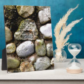 フィールドストーン、岩、動揺して石 フォトプラーク (側面)