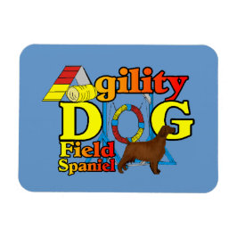 フィールドスパニエル犬の機敏性 マグネット
