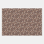 フィールドスパニエル犬絵を描ズローンキュートオリジナルドッグアート ラッピングペーパーシート (正面3)