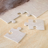 フィールドスパニエル犬絵画ズ – かわいいオリジナルドッグアート ジグソーパズル (側面)