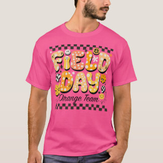 フィールドデイオレンジチームカラーフィールドトリップチームゲームC Tシャツ