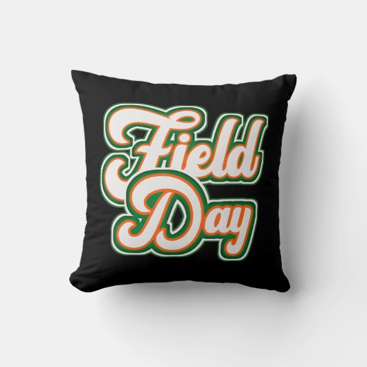 フィールドデイオレンジフィールドデイゲームアダルト先生 クッション (正面)