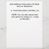 フィールドデイハムラジオプロモーションフライヤー チラシ (裏面)