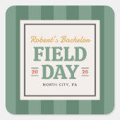 フィールドデイバチュラーパーティー スクエアシール (正面)