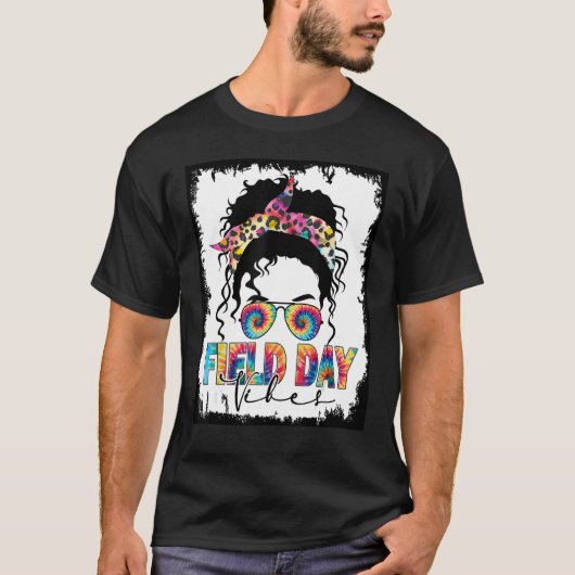 フィールドデイビベス先生生徒絞り染めメッシーブ Tシャツ (正面)