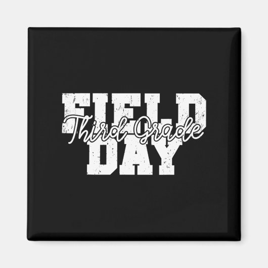 フィールドデイ2022三年生先生キッズイェル マグネット (正面)