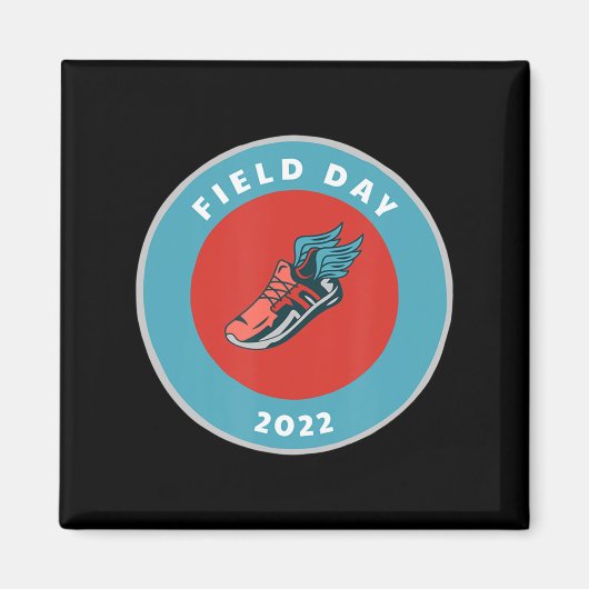 フィールドデイ2022小学校野戦日チームS マグネット (正面)